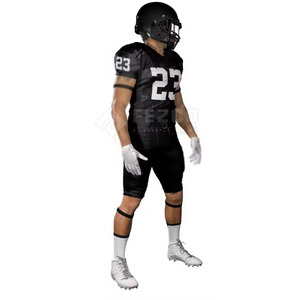 Uniforme de Fútbol Americano Personalizable al Mejor Precio, Camiseta de Manga Corta 100% Poliéster, Suministro Directo de Fábrica - Product Image 6