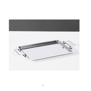 Premium Modern Metal Serving <b>Tray</b> With Chic Design Perfect For Serving Cocktails <b>Snacks</b> And Beverages During Social Events - Product Image 2