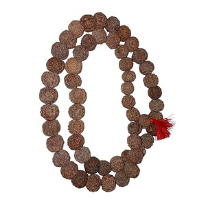 Polished Rudraksha Complete Set for Kids & Adults for Shivaratri Religious Activities & Fancy <b>Dress</b> Role Plays Brown <b>JEWELLERY</b> - Product Image 3