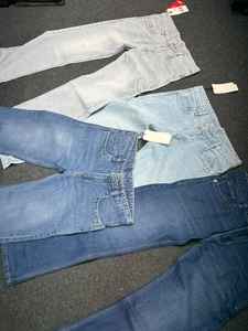 Jeans Ecológicos de Algodón Estampado en Color Sólido - Product Image 3