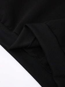 Pull à capuche imprimé personnalisé tendance pour hommes en tissu respirant et confortable en polaire de coton/polyester - Product Image 5