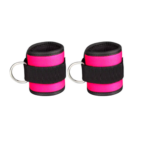 Sangles de cheville en cuir personnalisées pour la gym et le fitness, avec réglage par anneau en D, support pour machine à câble, attelle de pied rembourrée, protection professionnelle unisexe - Product Image 3