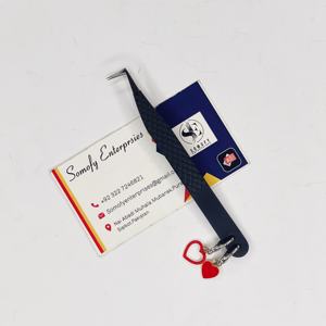 Pinzas de Acero Inoxidable de Alta Calidad Somofy Enterprises, Precisión Duradera, Punta Serrada/Lisa/Dentada, Dijes de Corazón, Pestañas de 10 mm - Product Image 4