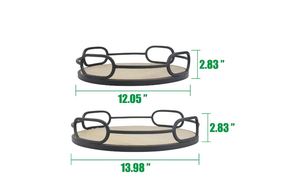 Bandeja de cesta de alambre y madera para el hogar, utensilios de cocina de alta calidad para uso en Hotel, restaurante, Bar, Decoración de mesa hecha en la India, 2023, venta al por mayor - Product Image 5