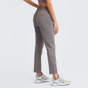 Nouveau pantalon de jogging d'hiver pour femme, coupe droite ample, taille plate, avec cordon de serrage, haute qualité, décontracté, pour le yoga, la course et l'entraînement, avec poches - Product Image 5