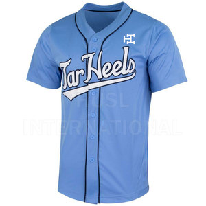 Venta al por mayor fabricado para hombres Jersey de béisbol Color sólido Adultos Ropa deportiva Sublimación Impreso Equipo Jersey Transpirable Plus - Product Image 2