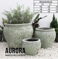 La jardinière tropicale est le meilleur choix pour la maison ou le jardin avec un design antique et une forme de taille personnalisée fabriquée au Vietnam