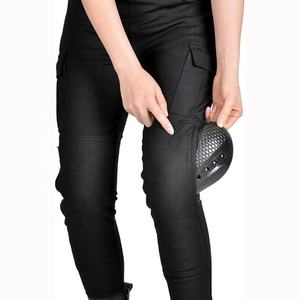 2024 nuevo estilo señoras motocicleta Leggings 4 vías estiramiento poliéster Multi bolsillos motocicleta Jeans para jinetes - Product Image 4