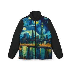 Wholesale Custom Men's Stand Collar Winter <b>Waterproof</b> <b>Padded</b> Bubble <b>Jacket</b> Quilted Outdoor Custom Puffer <b>Jacket</b> Men - Product Image 5