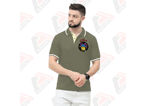 Signature Men's Striped for Polo T-Shirt Transpirable Elegante Ecológico Denim Batik Telas de pana para el verano Chic Apliques - Product Image 4