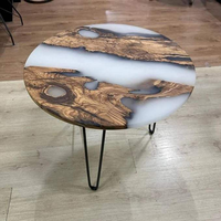 Table d'appoint pliable moderne de luxe avec plateau en bois, ensemble de tables basses pour salon, meubles de maison en métal