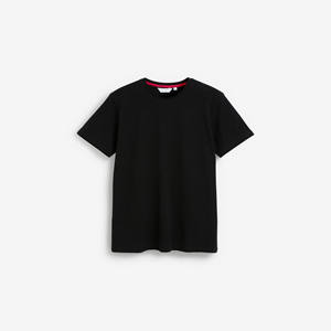 Camiseta de manga corta con cuello redondo informal de lujo para hombre, Camiseta de algodón de primera calidad con estampado de pantalla de bloque de Color liso listo - Product Image 6