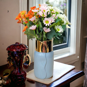 Different Style Vase <b>Set</b> Rough <b>Pottery</b> Vase Modern Tabletop Centerpieces White Matte Small Ceramic Bud Vases For Ceramic - Product Image 3