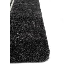 Alfombra de Lana Anudada a Mano LCA-877, Diseño Gris Manifest con Rayas Negras, para Sala de Estar, Pasillo, Diseño Rectangular Tipo Rompecabezas, 10 mm - Product Image 4