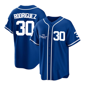 High Quality Softball Uniform Baseball Team <b>Tshirts</b> New Season Men's High Quality Custom Baseball Jersey - Product Image 1