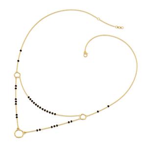 Pendentif Sita Mangal Sutra en or 14 carats au design minimaliste, bijoux en acier inoxydable, colliers à porter tous les jours pour femmes - Product Image 3