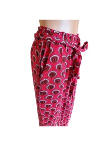 Pantalon plat élégant vintage pour femmes en coton longueur cheville respirant écologique décontracté Streetwear taille élastique beaucoup de couleurs - Product Image 5