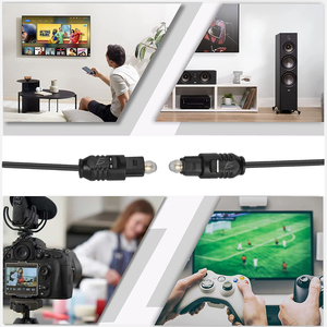 Câble à fibre optique Toslink de haute qualité 5M, câble torsadé S-Video en PVC pour alimentation, projecteur, caméra, moniteur HDTV - Product Image 2