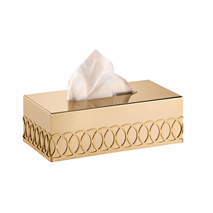 Boîte à mouchoirs décorative multifonctionnelle en bois de noyer avec finition gaufrée pour mariages royaux - Product Image 6