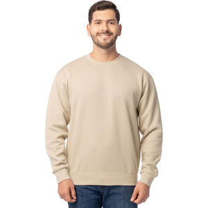 Sudadera de gran tamaño personalizada, jersey de cuello redondo de algodón, ropa de calle con hombros caídos, ajuste holgado, moda para hombre - Product Image 1