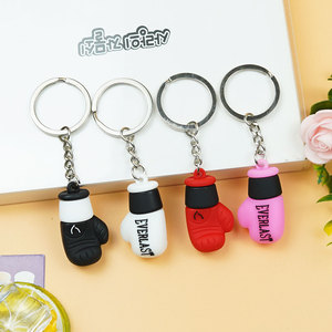 Gantungan Kunci Sarung Tinju Simulasi Kustom, <span class=keywords><strong>Mini</strong></span> Pendant Karet Lunak PVC untuk Promosi Acara - Product Image 1