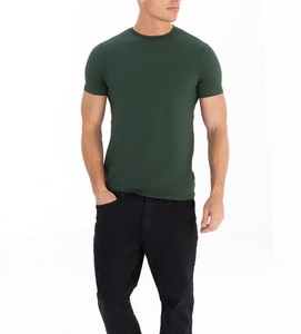 Nuevo diseño de manga corta suave OEM verano Streetwear Jogger hombres camiseta logotipo personalizado alta calidad ajustado camisetas de los hombres - Product Image 1