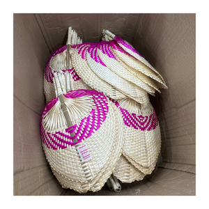 Abanico de mano en forma de hoja de bambú natural hecho a mano de Vietnam, recuerdo de boda ecológico, regalo de invitados y decoración rústica del hogar - Product Image 5