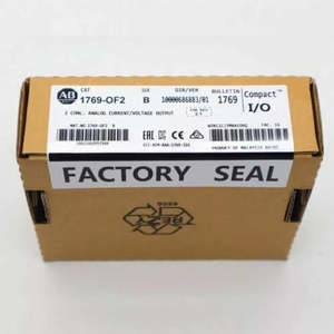 Module de sortie analogique Allen Bradley 1769-OF2 avec réseau Ethernet/IP et interface d'entrée analogique - Product Image 1