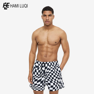 Pantalones cortos deportivos para hombre en blanco personalizados al por mayor, pantalones cortos deportivos de alta calidad con logotipo personalizado impreso, pantalones cortos de playa de la mejor calidad - Product Image 2