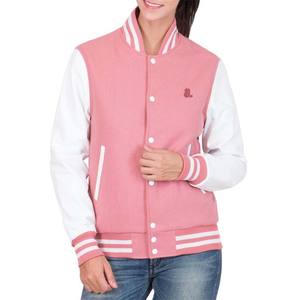 Servicio OEM ODM Chaqueta Universitaria de Manga Larga para Mujer, Uniforme de Béisbol Corto para Mujer, Chaquetas Universitarias de Alta Calidad para Invierno - Product Image 1