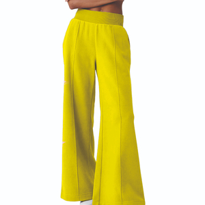 Pantalon évasé décontracté pour femmes taille moyenne tissu velours côtelé respirant coupe régulière pantalon d'extérieur - Product Image 1