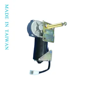 Made in Taiwan Heavy Duty Windshield Wiper Motor For Marine Parts 12V 24V Angle 60~120 Degrees Various Shaft