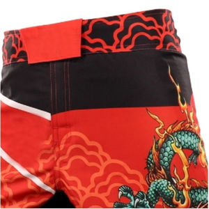 กางเกง MMA แบบสั้นพิมพ์ลายซับลิเมชั่นสำหรับผู้ชาย ปี 2026 กางเกงสำหรับกีฬาต่อสู้ ชุดศิลปะการต่อสู้ กางเกงชกมวย กางเกง MMA บริการสั่งทำตามแบบ OEM - Product Image 5