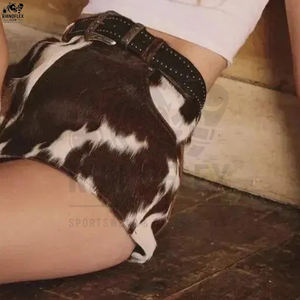 Shorts de Mujer de Último Diseño, Estilo Urbano, con Bolsillos Laterales, Detalle de Botones, Transpirables, de Secado Rápido, de Poliéster/Algodón - Product Image 4