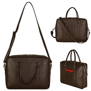 Sac à main de luxe souple pour affaires, sac à bandoulière, sac de travail en cuir, grand sac pour ordinateur portable, couleur personnalisée, cadeau unisexe - Product Image 5