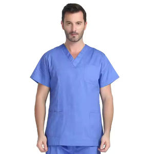2025 OEM médico regular Scrub hombres enfermería Scrubs cómodo para hombres Jogger Scrubs Set - Product Image 2