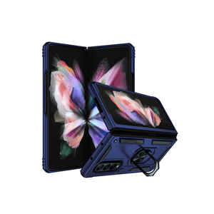 Coque de protection en silicone JoieCreatif Vega pour Samsung Galaxy Z Fold 3, étui anti-traces de doigts premium, électroplaqué, emballé - Product Image 1