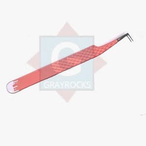 High Quality Premium Stainless Steel Eyelash Tweezers High Quality <b>Lash</b> Extension Tweezers - Product Image 3