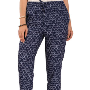 Pantalones de Verano para Mujer, Diseño Personalizado, Estampados, Súper Suaves, Cómodos, Cintura Elástica, Corte Medio, Transpirables, de Secado Rápido, Poliéster - Product Image 1