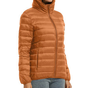 Breathable Puffer <b>Jackets</b> <b>Women</b> OEM Custom Warmth Street Wear Fashionable Hooded Collar Winter Casual Style Puffer <b>Jacket</b> <b>Women</b> - Product Image 3