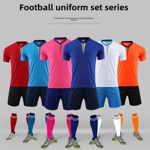 Maillot de football en gros combinaison d'entraînement de football imprimé maillot de match pour étudiant coupe universelle chemise de football décontractée à séchage rapide - Product Image 6