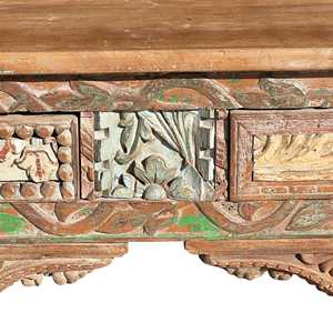 Handmade Vintage Wooden <b>Console</b> <b>Table</b> Luxury & <b>Rustic</b> Living Room Furniture Mirrored Feature Solid Wood for Entry Application - Product Image 5