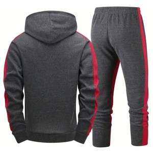 Venta al por mayor personalizable Unisex gimnasio chándal Spandex/algodón polar impreso Casual Streetwear con capucha lavado ácido color sólido - Product Image 6