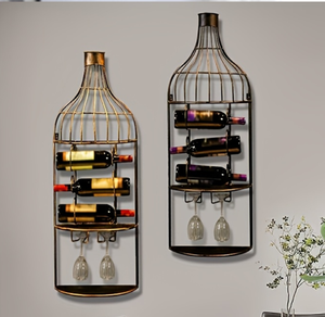 Soporte de vino de metal tamaño Jumbo independiente estante duradero espacioso para sostener múltiples botellas de vino disponibles a precio al por mayor - Product Image 2