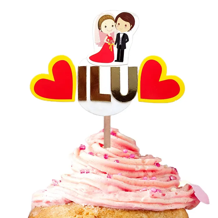 Premium Quality Eco-Friendly Love Cake from India Latest ILU Design for Cake Decoration Parties at Factory Direct Price