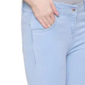 Vente en gros Streetwear élégant pour hommes Pantalon en denim d'hiver Motif solide Logo personnalisé Respirant avec quantité minimale de commande bas - Product Image 5