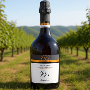 TENUTA MASSELLINA 150 Pignoletto Frizzante DOC Fresh Lively 750ml Italian Sparkling White <b>Wine</b> Made in Italy 6 Bottles - Product Image 3