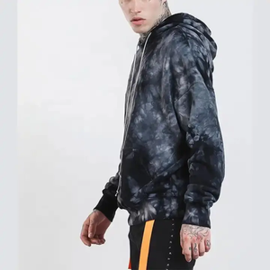 Vente en gros Sweat à capuche de sport unisexe de bonne qualité 350G, couleur unie, broderie personnalisée, Sweats à capuche noirs surdimensionnés pour hommes - Product Image 3