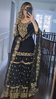 Traje Salwar Sharara de Diseño Gharara Étnico Indio-Pakistaní de Antra Lifestyle, Hermoso y sin Arrugas, para Mujer, Ideal para Fiestas de Verano e Invierno