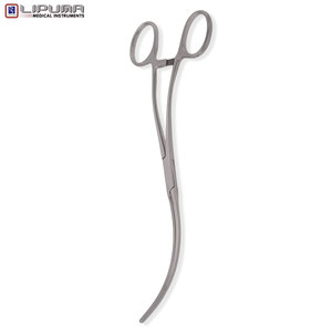 Pinzas Atraumáticas DEBAKEY RUMMEL con Mandíbulas Curvas, Acero Inoxidable, 7.25'' 18.5cm, Instrumentos Médicos - Product Image 4